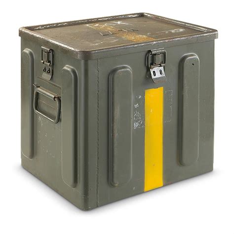 flat metal military box|military surplus boxes for sale.